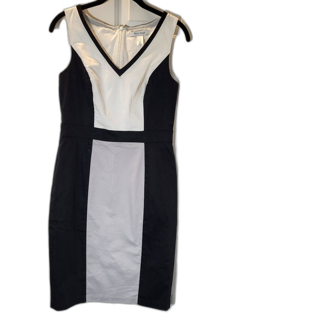 White House Black Market Colorblock Dress 4